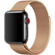 Bracelet Apple Watch Fiore - milanais - or rose