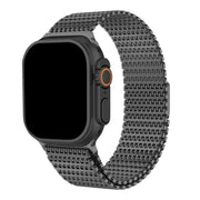 Bracelet Apple Watch Brava - acier - noir