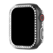Boîtier Apple Watch avec diamants - transparent