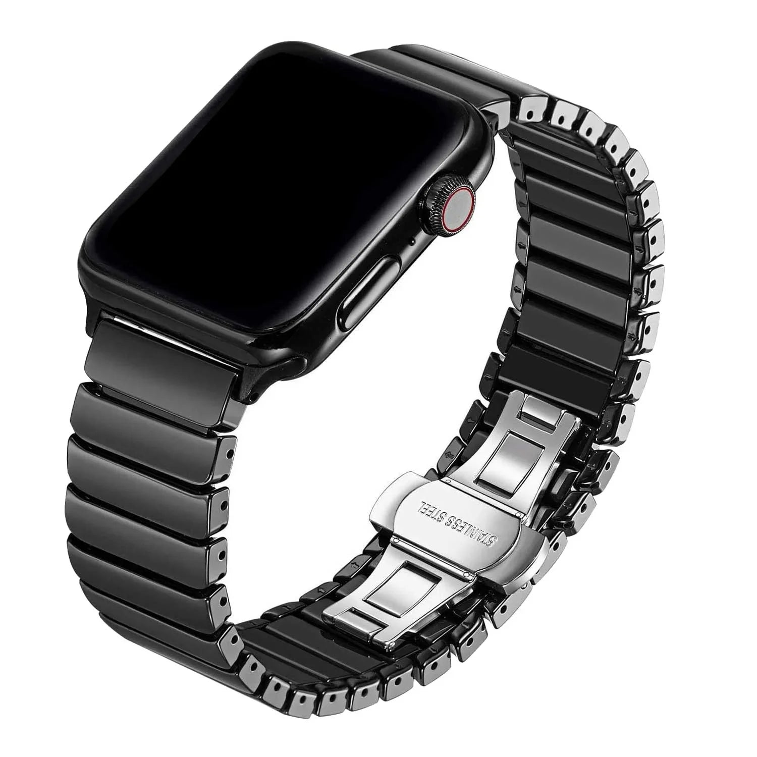 Bracelet Lumora pour Apple Watch - céramique - noir