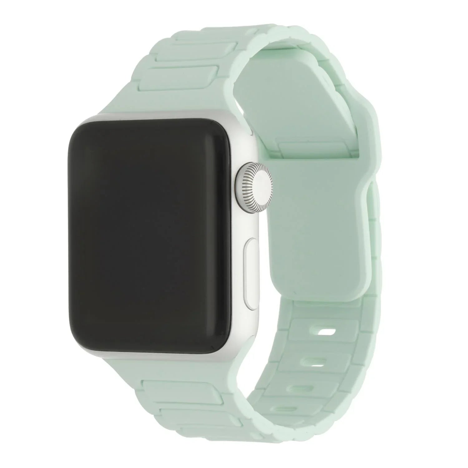 Bracelet Apple Watch Raveo - silicone - vert menthe