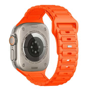 Bracelet de montre Apple Watch Raveo - silicone - orange