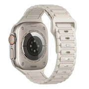 Bracelet Apple Watch Raveo - silicone - lumière stellaire