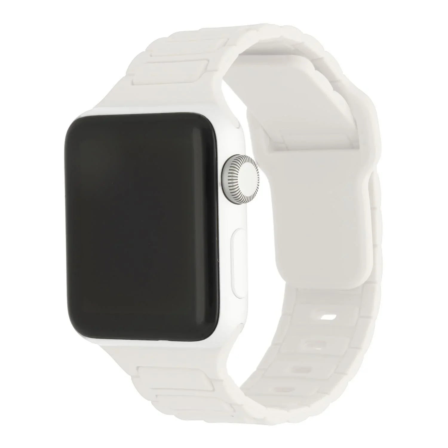 Bracelet Apple Watch Raveo - silicone - blanc