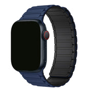 Bracelet Apple Watch Zyro - silicone - bleu foncé