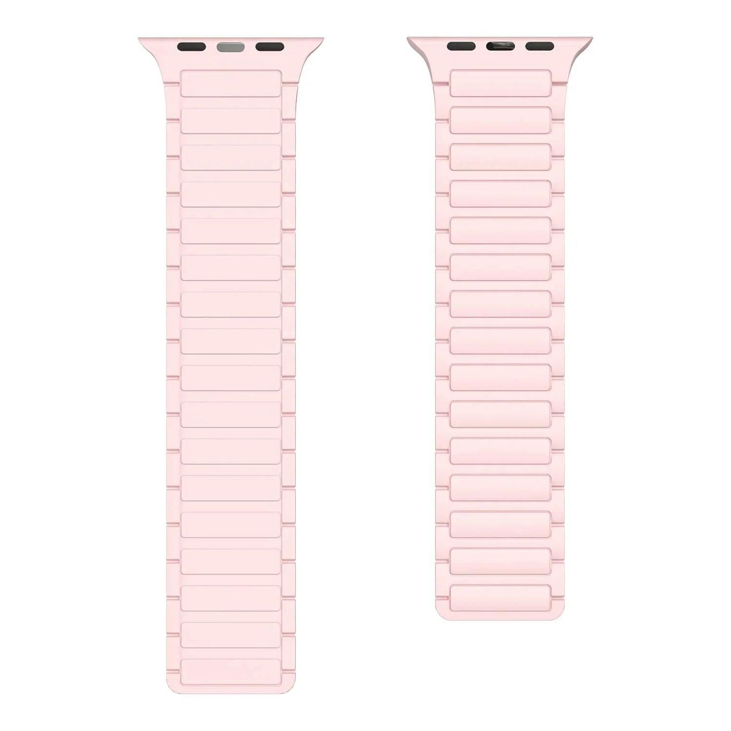 Bracelet Apple Watch Zyro - silicone - rose clair