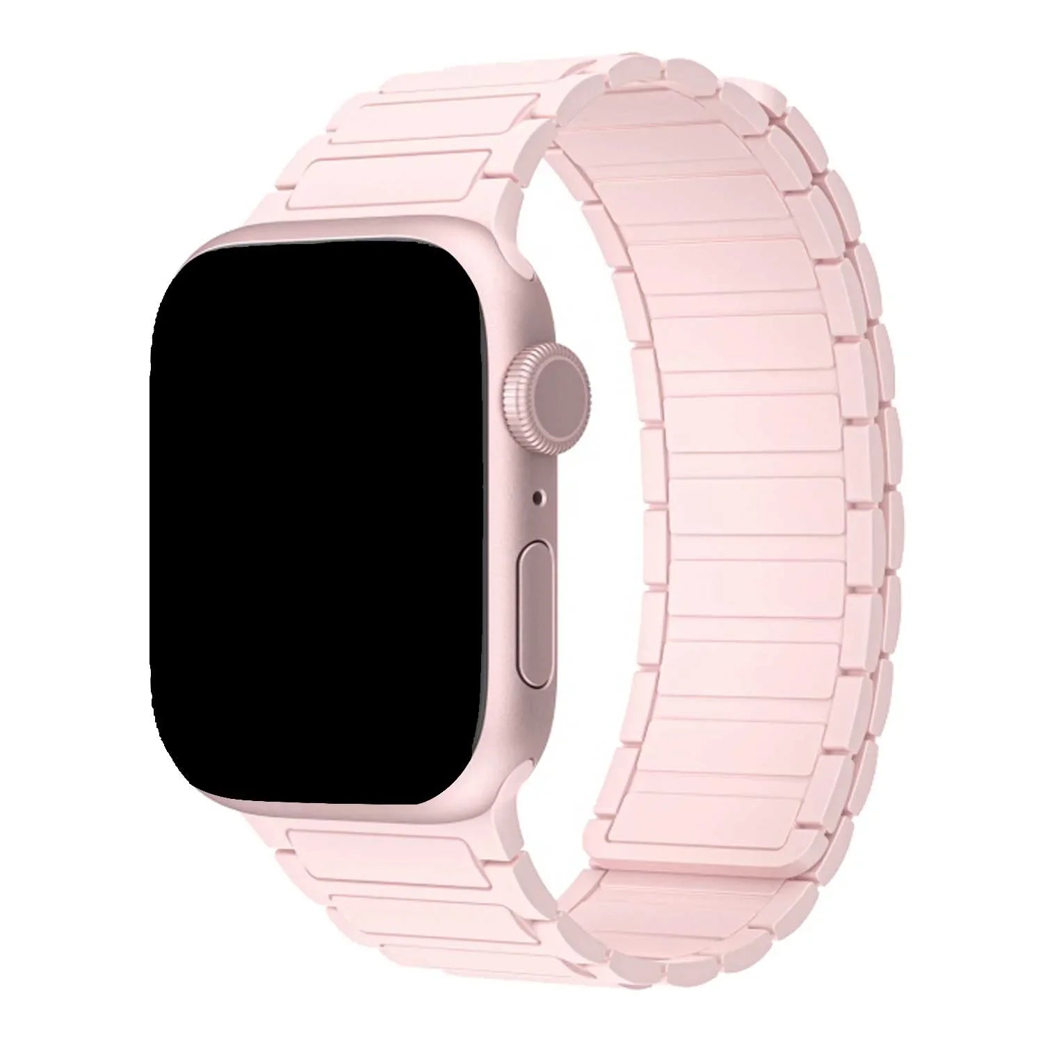 Bracelet Apple Watch Zyro - silicone - rose clair
