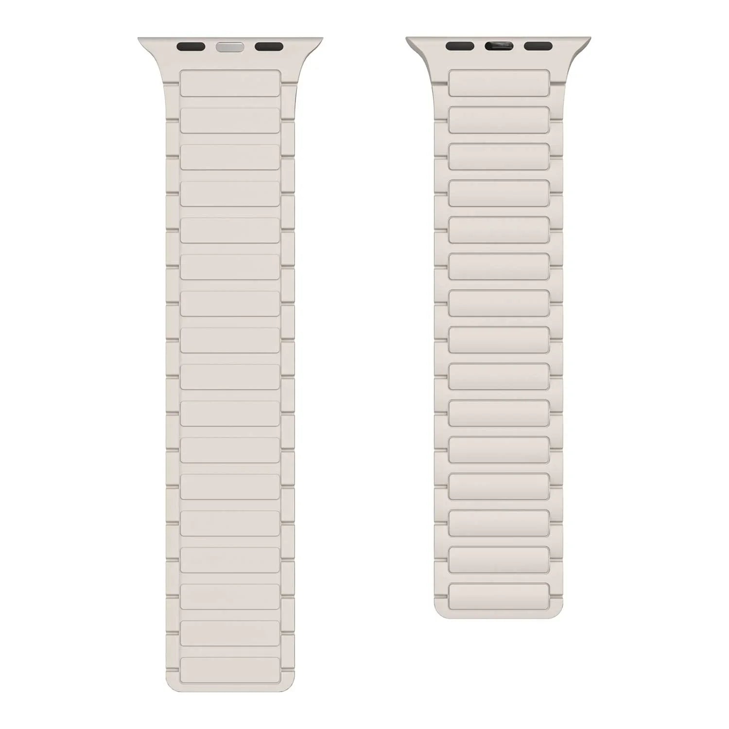 Bracelet Apple Watch Zyro - silicone - lumière stellaire