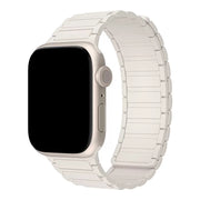Bracelet Apple Watch Zyro - silicone - lumière stellaire