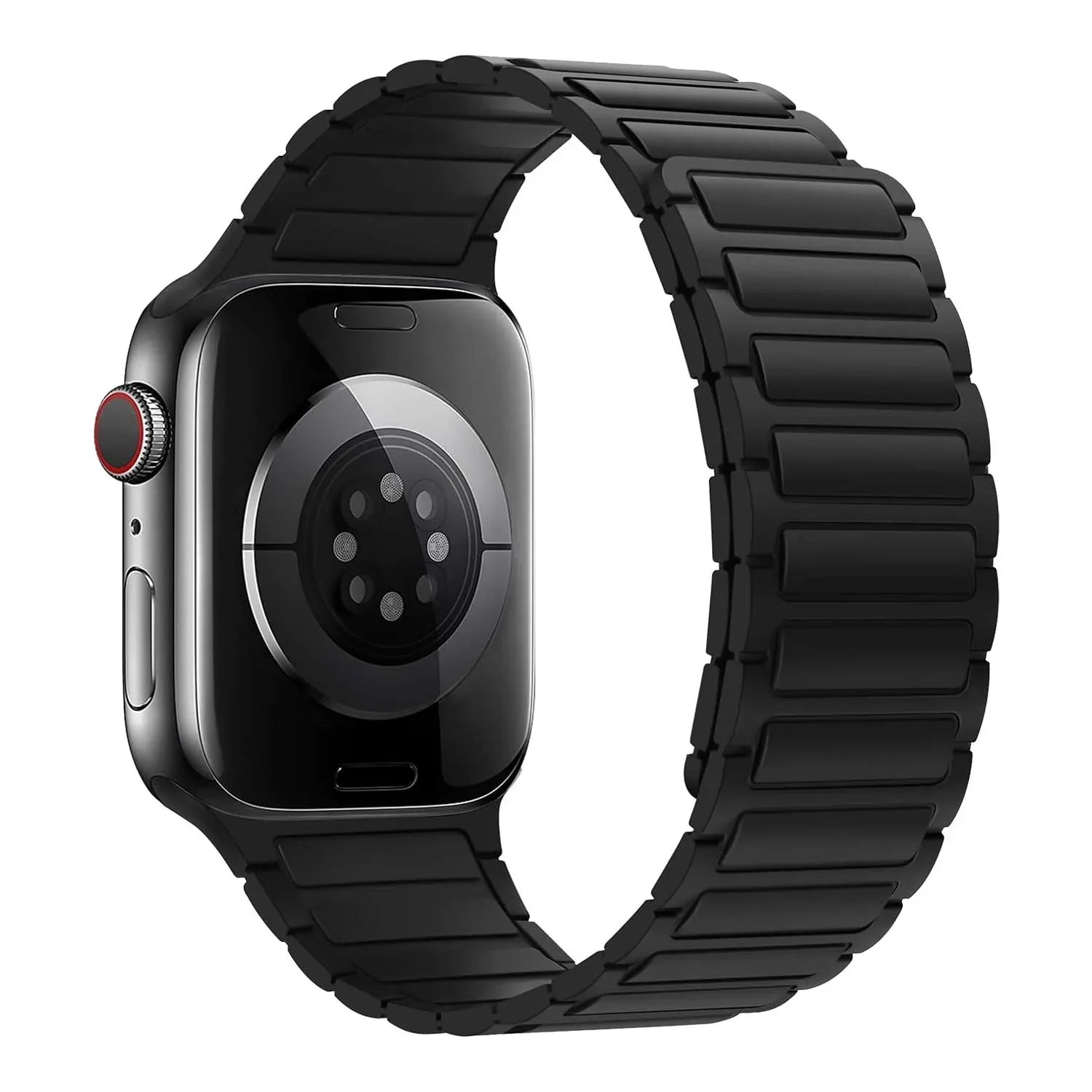 Bracelet Apple Watch Zyro - silicone - noir