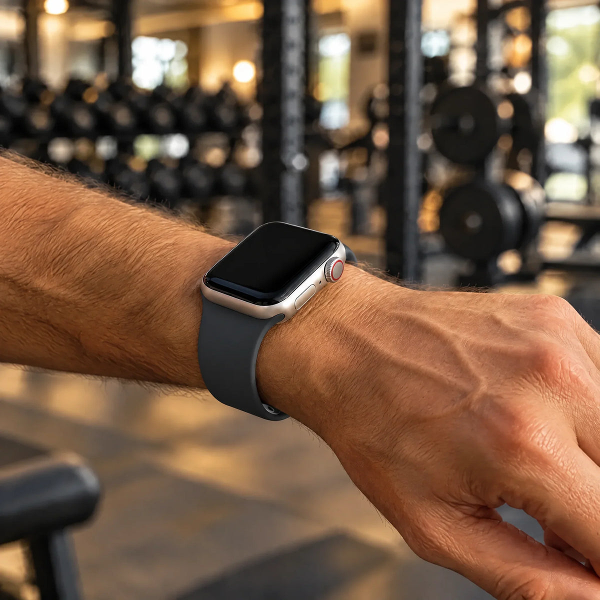 Bracelet Apple Watch Autumn - silicone - bleu marine