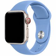 Bracelet Apple Watch Autumn - silicone - bleuet