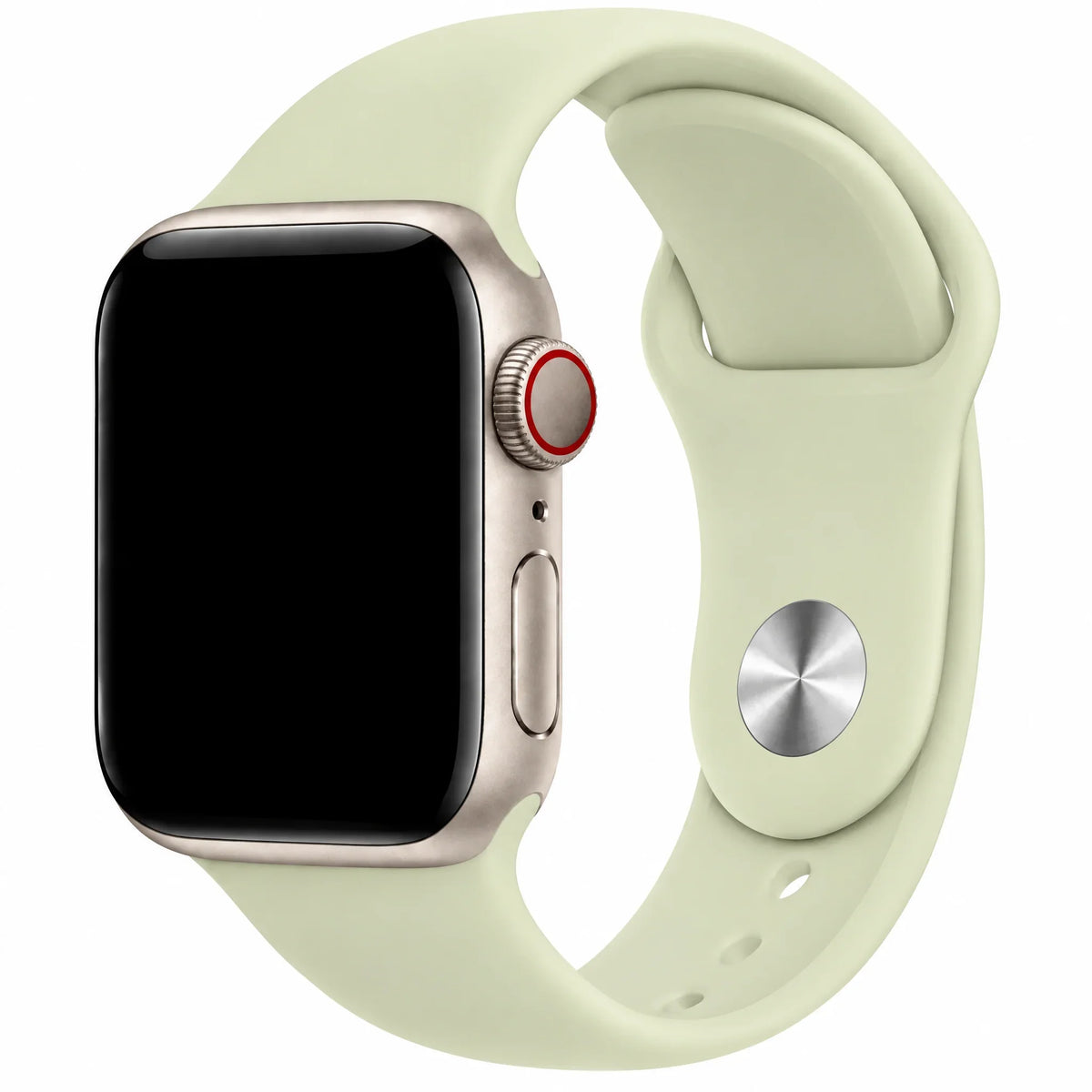 Bracelet Apple Watch Autumn - silicone - succulente pâle