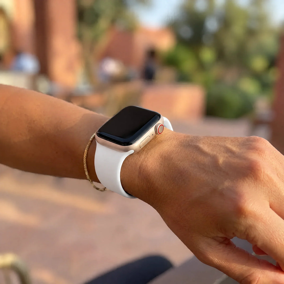 Bracelet Apple Watch Autumn - silicone - sable