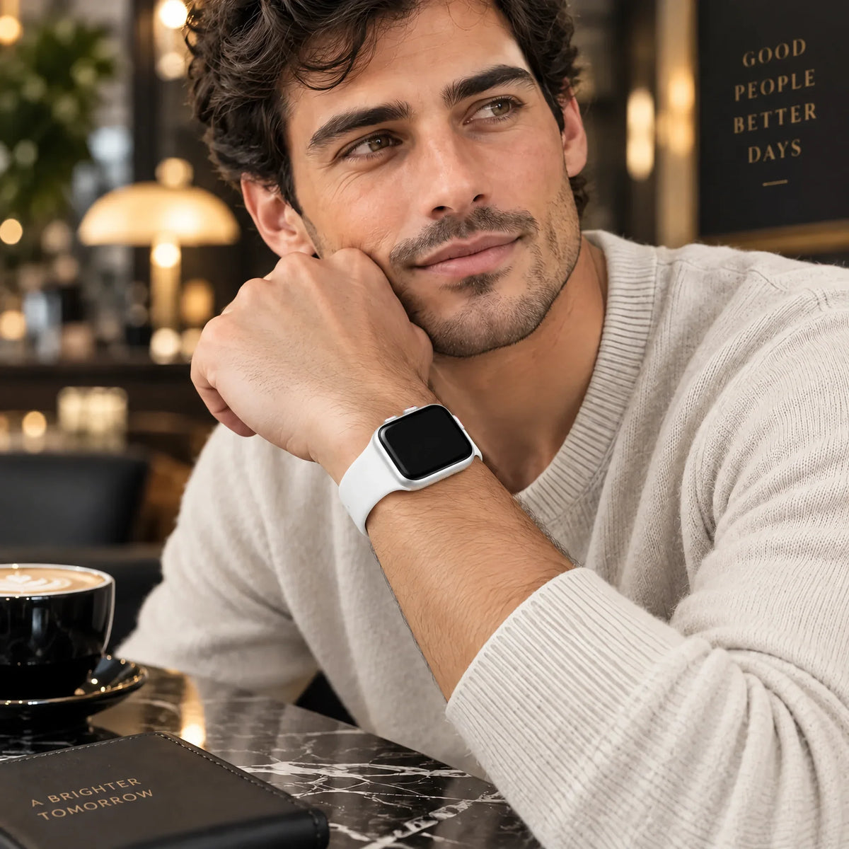 Bracelet Apple Watch Autumn - silicone - sable