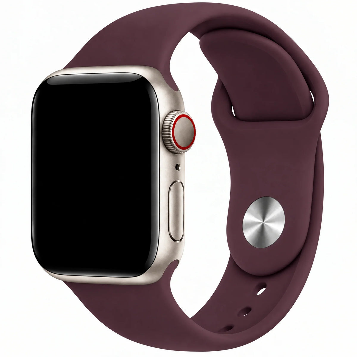 Bracelet Apple Watch Autumn - silicone - bordeaux
