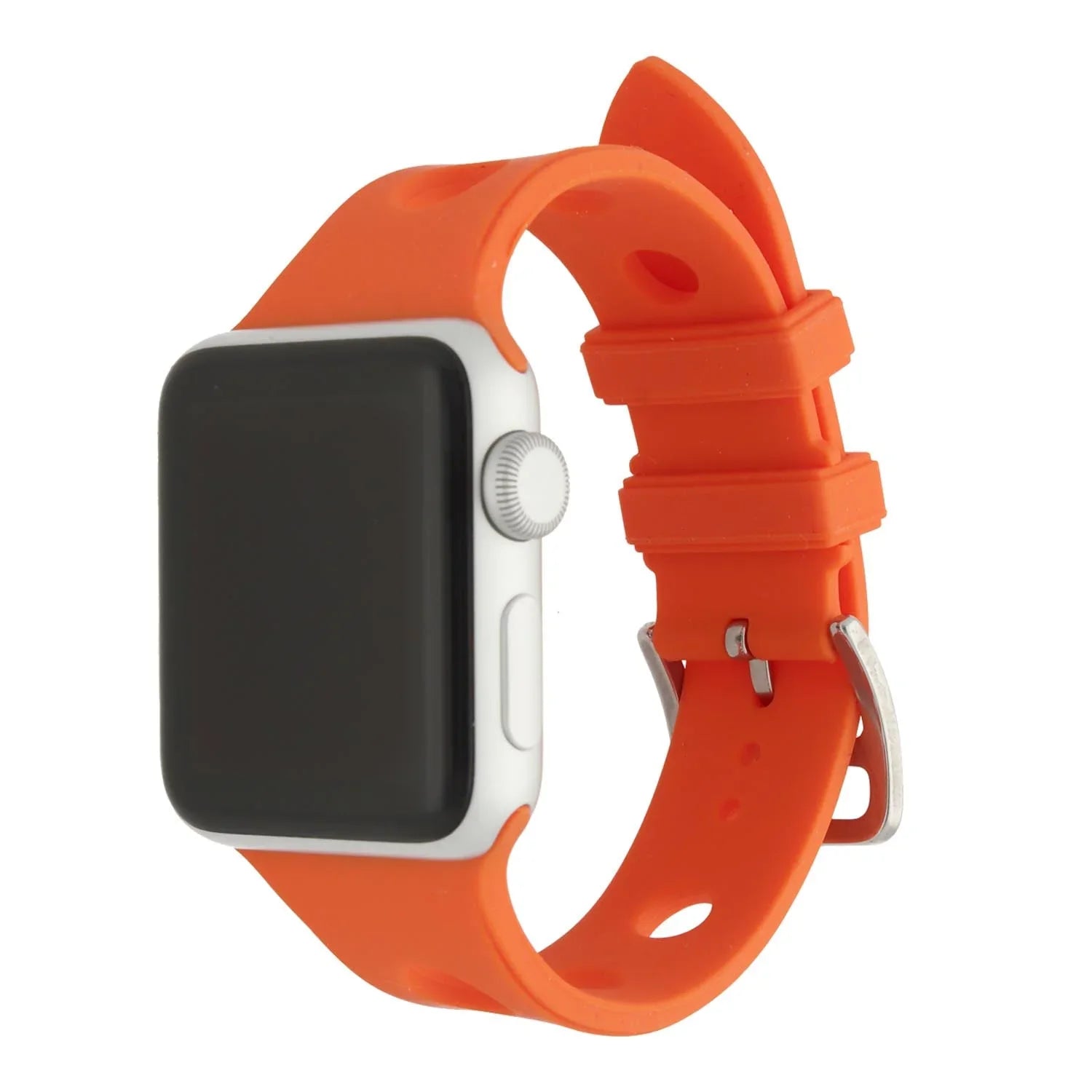 Bracelet Apple Watch Evelor - silicone - orange