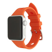 Bracelet Apple Watch Evelor - silicone - orange