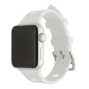 Bracelet de montre Apple Evelor - silicone - blanc