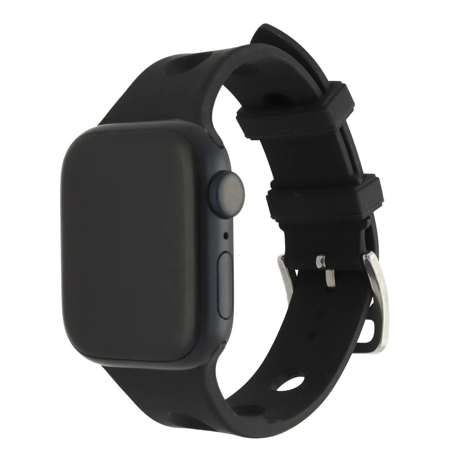 Bracelet Apple Watch Evelor - silicone - noir