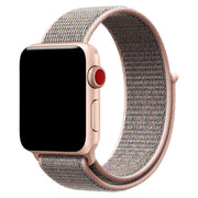 Bracelet Apple Watch Flyne - tressé - nylon - sable rose