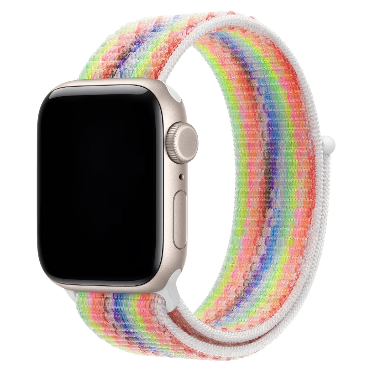 Bracelet Apple Watch Flyne - tissé - nylon - Pride 2026