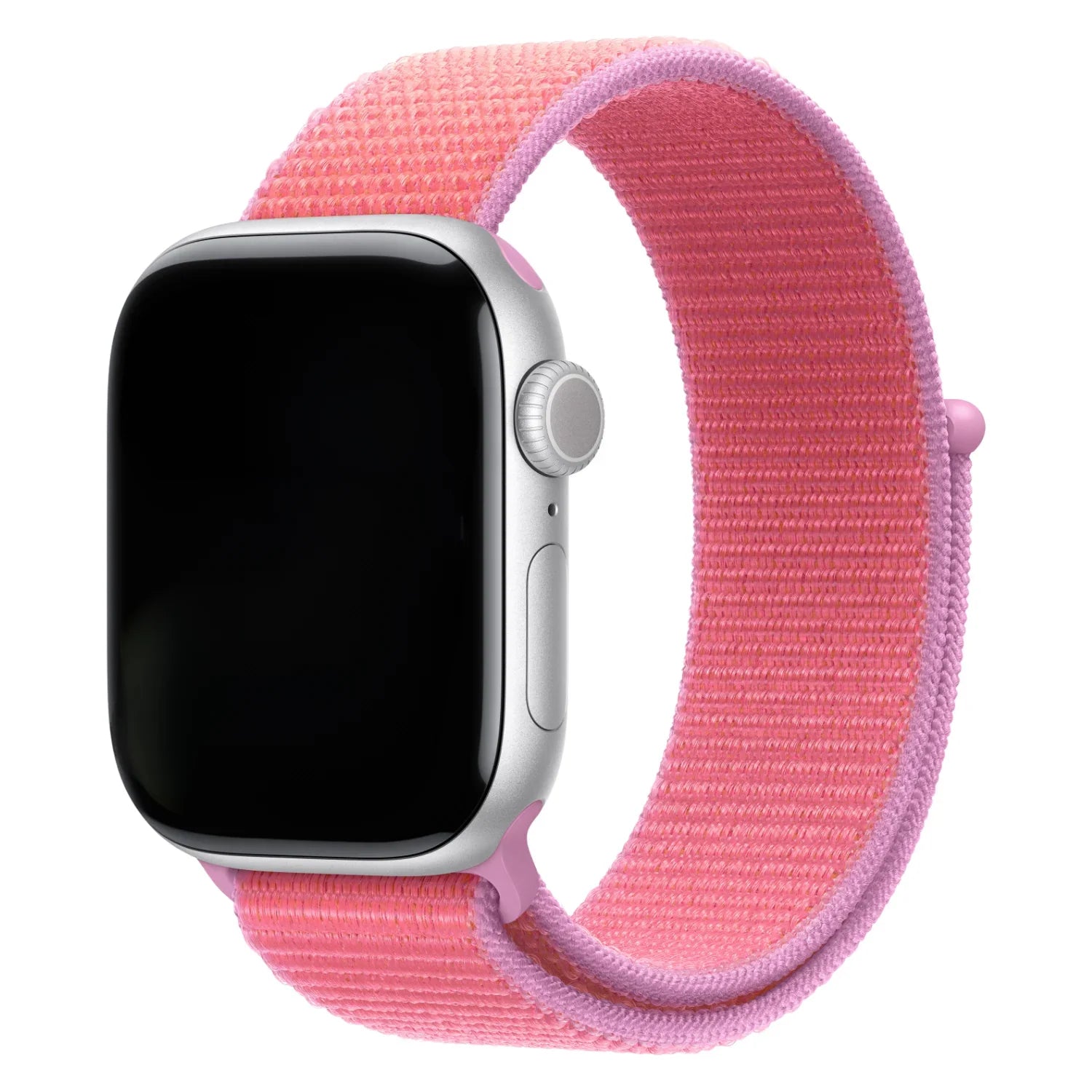 Bracelet Apple Watch Flyne - tissé - nylon - Goyave