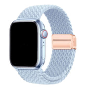 Bracelet Apple Watch Zyra - nylon - bleu clair