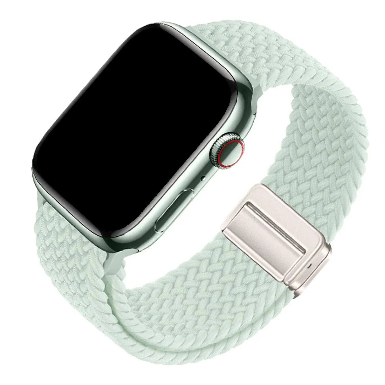 Bracelet Apple Watch Zyra - nylon - vert menthe