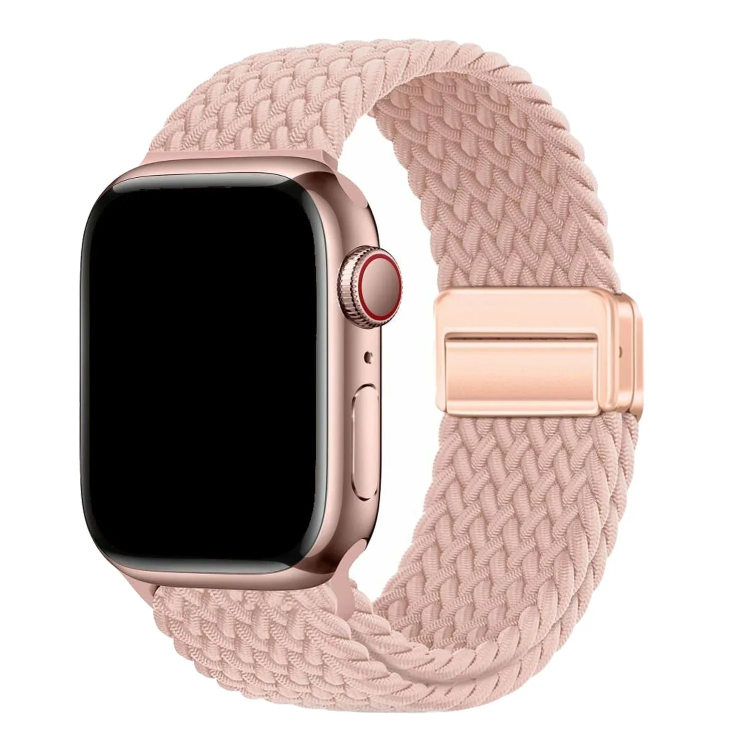Bracelet Apple Watch Zyra - nylon - sable rose