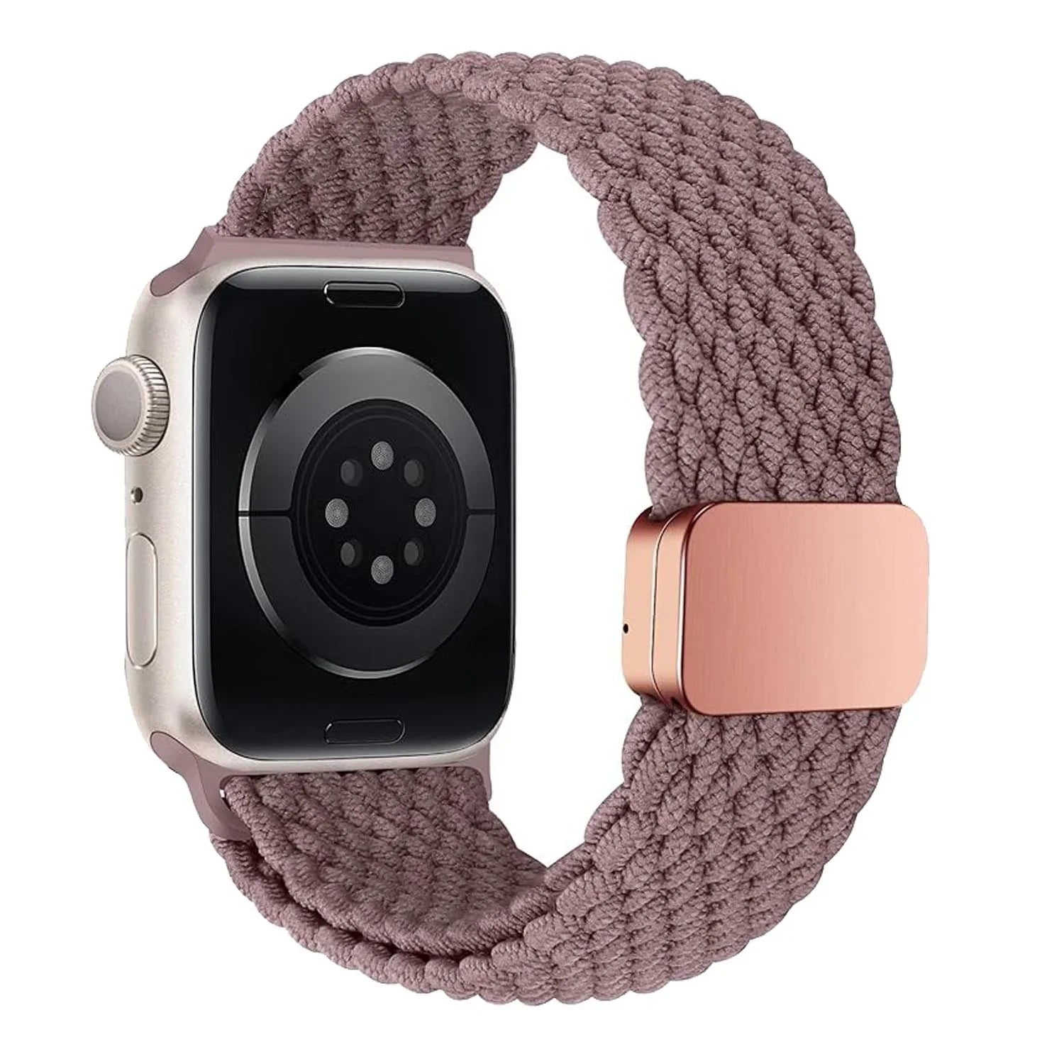 Bracelet Apple Watch Zyra - nylon - violet fumé