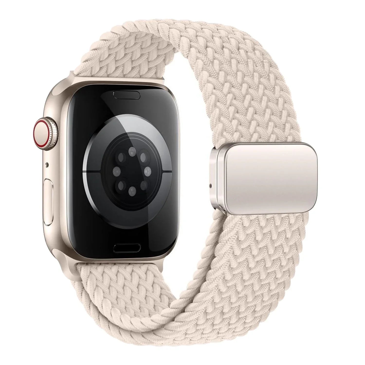 Bracelet Apple Watch Zyra - nylon - lumière stellaire