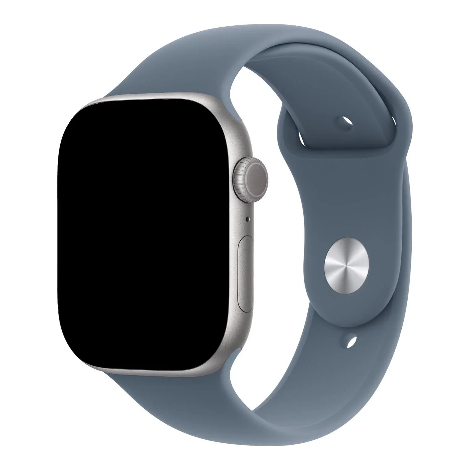 Bracelet Apple Watch Ovaro - silicone - bleu ancre