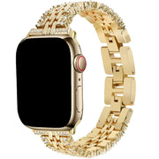 Bracelet Apple Watch Eline - acier - or