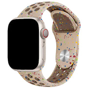 Bracelet Apple Watch Fusion - double - silicone - desert stone