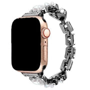Bracelet Apple Watch Demi - acier - noir