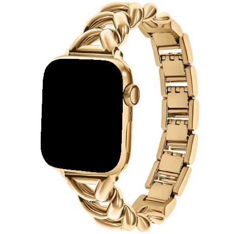 Bracelet Apple Watch Lisa - acier - or