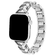 Bracelet Apple Watch Lisa - acier - argent