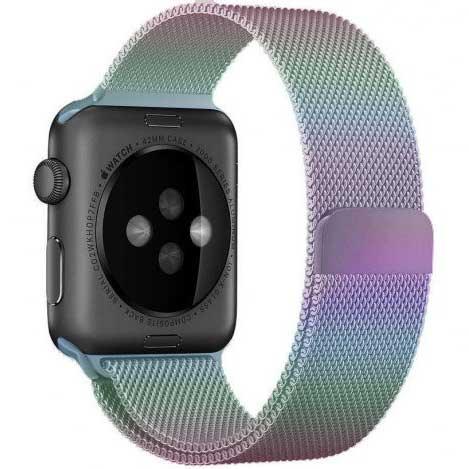 Bracelet Apple Watch Solaro - milanais - coloré