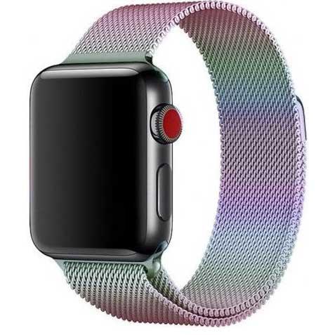 Bracelet Apple Watch Solaro - milanais - coloré