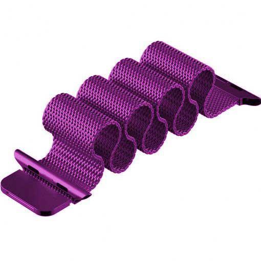 Bracelet Apple Watch Fiore - milanais - violet