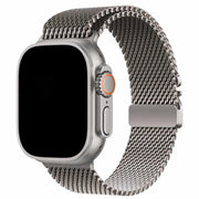 Bracelet Apple Watch Dominus - milanais - titane argenté