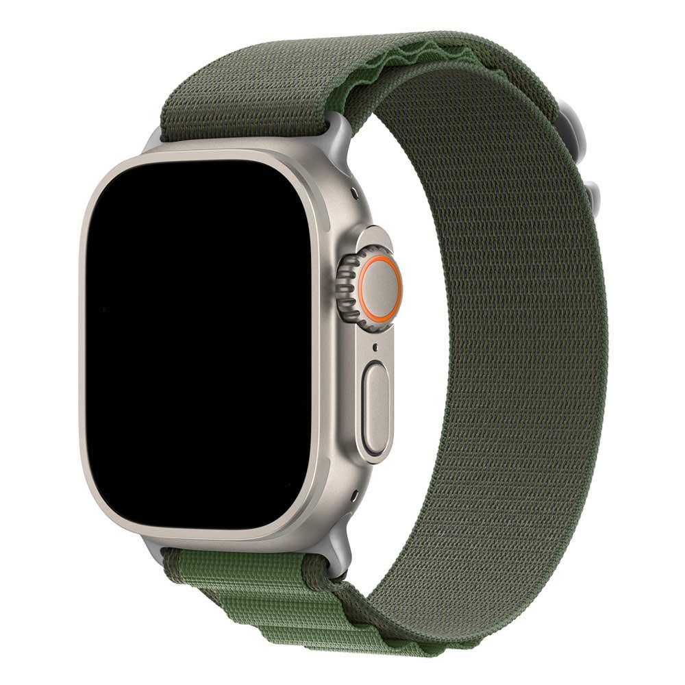Bracelet Apple Watch Alpine - nylon - vert