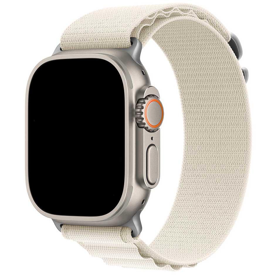 Bracelet Apple Watch Alpine - nylon - lumière stellaire