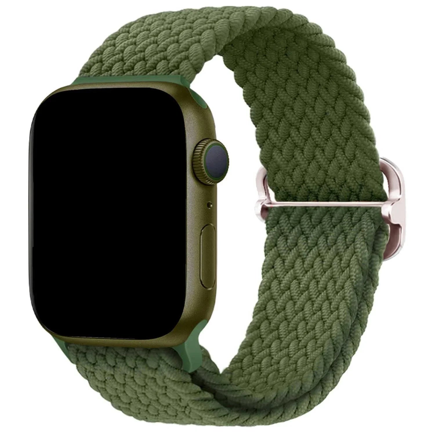 Bracelet Apple Watch Weavy - nylon - cactus vert