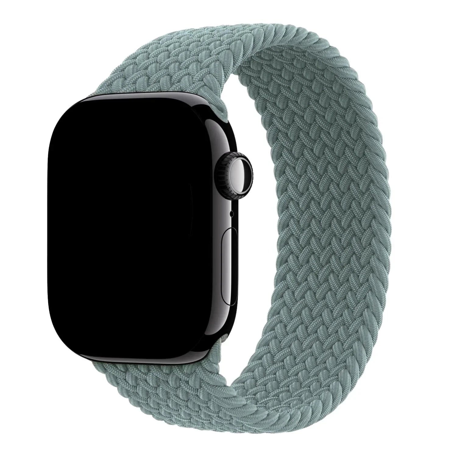 Bracelet Apple Watch Onyx - tressé - solo - nylon - Gris-vert