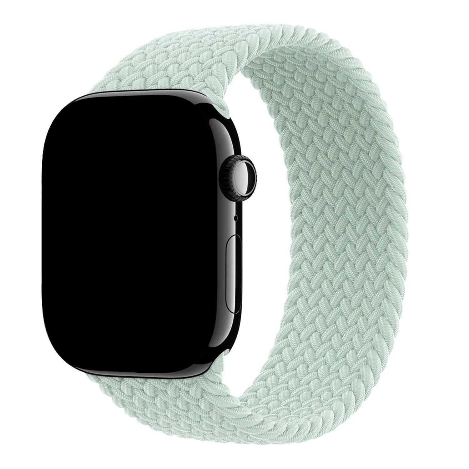 Bracelet Apple Watch Onyx - tressé - solo - nylon - aigue-marine