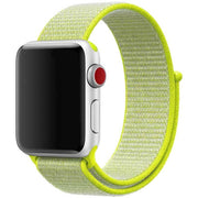 Bracelet Apple Watch Osvo - tissé - nylon - jaune