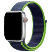 Bracelet Apple Watch - tressé - nylon - citron vert fluo