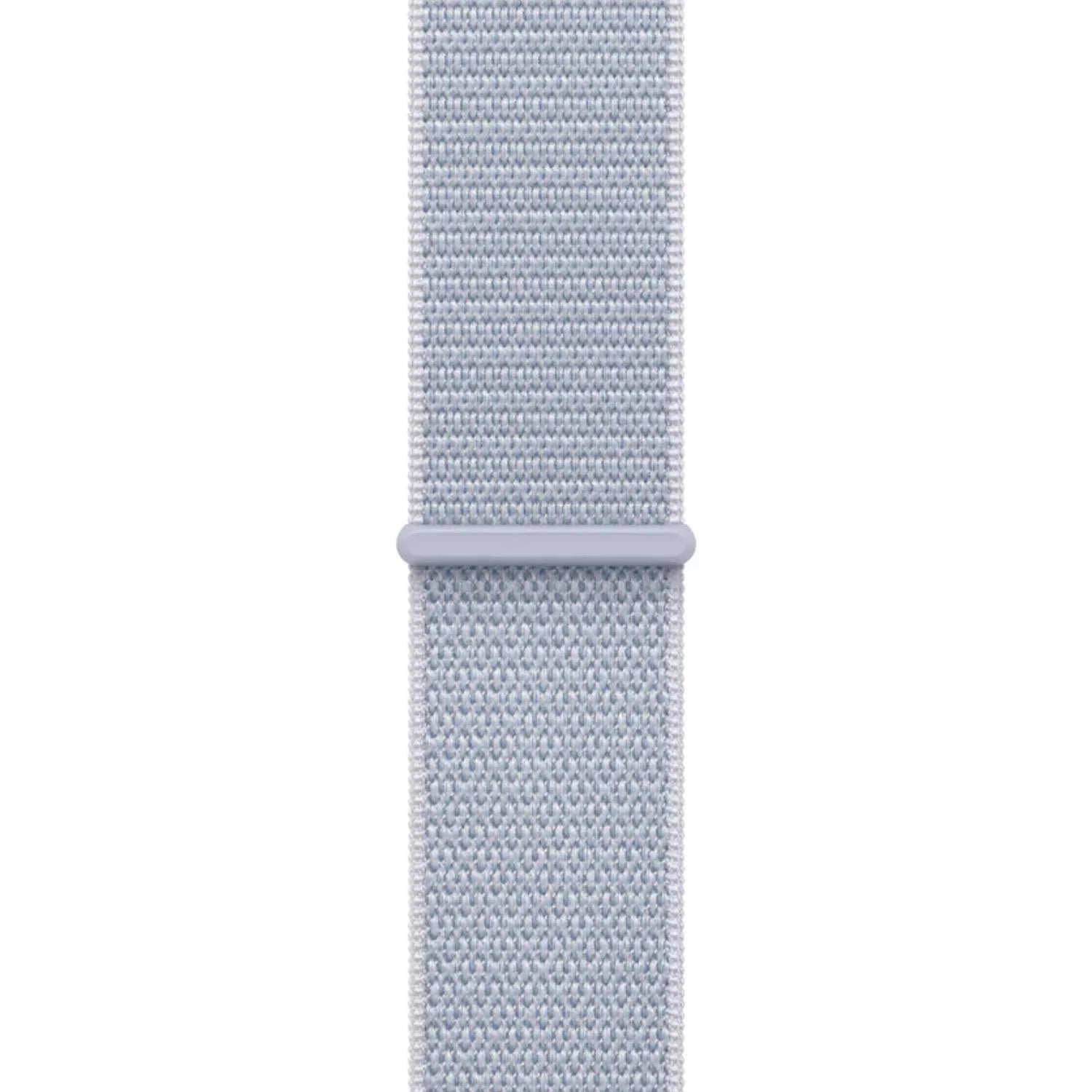 Bracelet pour Apple Watch Flyne - tissé - nylon - bleu matinal